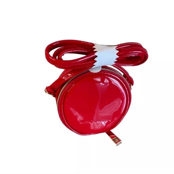 NWT Marc Jacob’s red patent leather circle mini bag - Picture 2 of 6